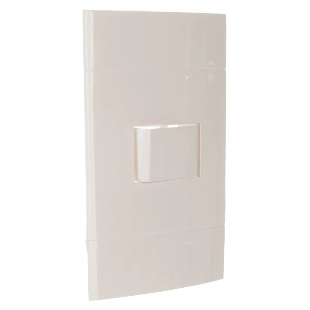 Encontraproduto.com.br - Placa Horizontal Com Interruptor Simples 10a Decor - Schneider