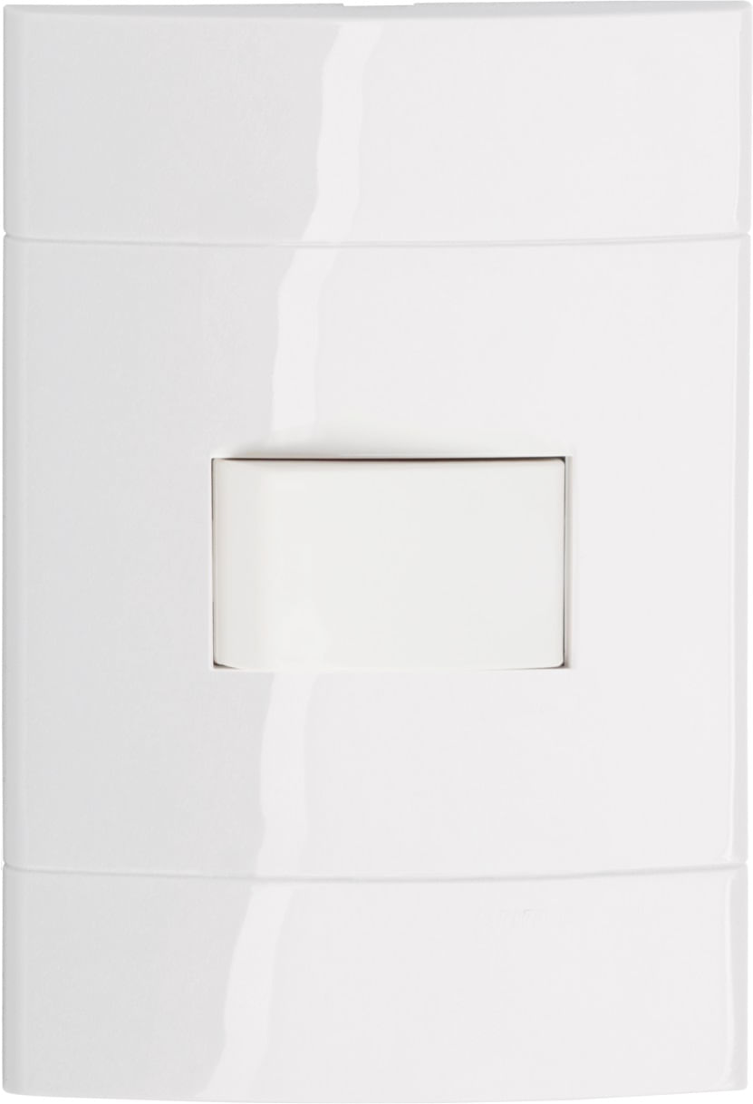 Encontraproduto.com.br - Placa Horizontal Com Interruptor Simples 10a Decor - Schneider