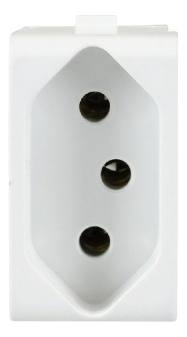 Módulo Tomada 2P+T 20A/250V Branco Lunare