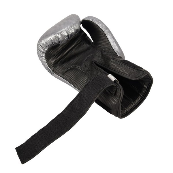 Encontraproduto.com.br - Kit Luva Boxe Muay Thai New Prospect Mks Combat Com Bandagem Preta 16 Oz