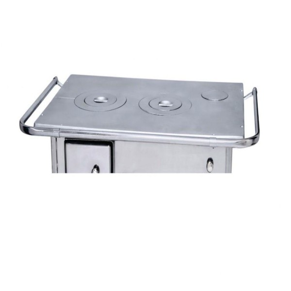 Encontraproduto.com.br - Fogão a Lenha Geral Nr 2 com Saída de Fumaça Inox Bivolt