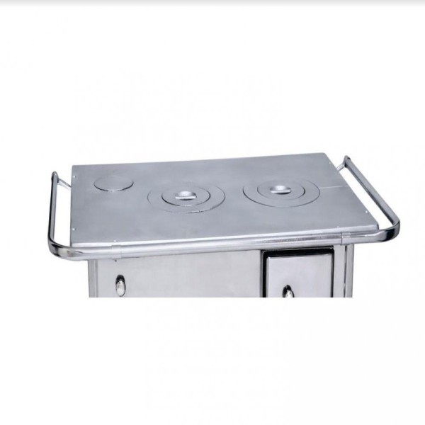 Encontraproduto.com.br - Fogão a Lenha Geral Nr 2 com Saída de Fumaça Inox Bivolt