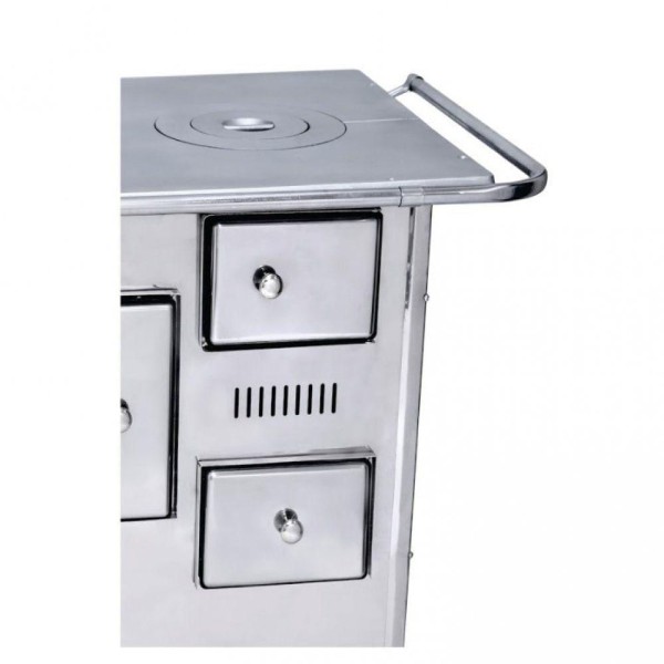 Encontraproduto.com.br - Fogão a Lenha Geral Nr 2 com Saída de Fumaça Inox Bivolt