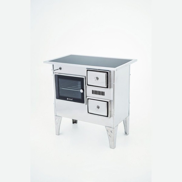 Encontraproduto.com.br - Fogão Braslar Lenha Geral 1 Vitrocerâmico Lado Esquerdo Inox