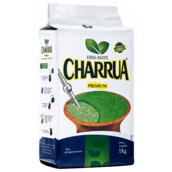 Erva-mate Charrua Premium  à Vácuo Pacote 1kg