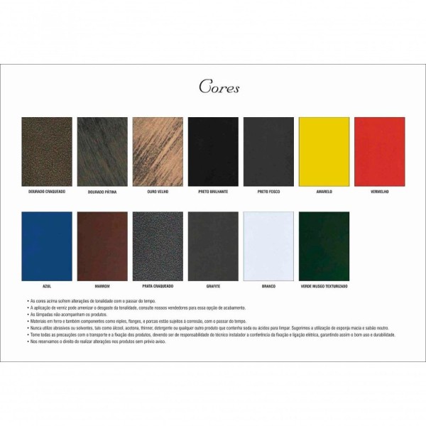 Encontraproduto.com.br - Luminária Verona com Braço Externa/interna em Alumínio 50cm