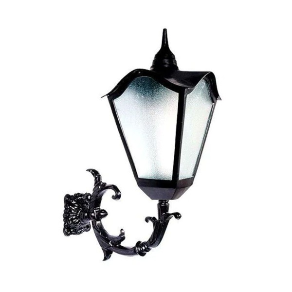 Encontraproduto.com.br - Luminária Colonial Romana Grande Com Braço Em Alumínio 80Cm