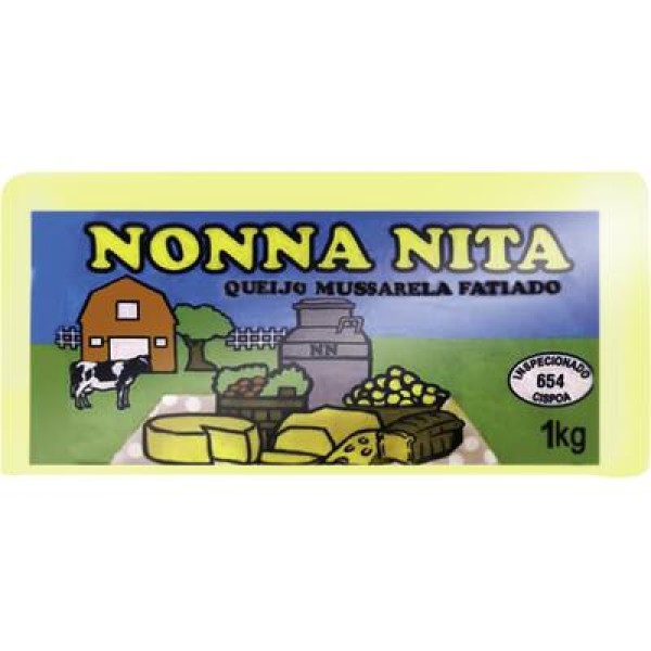 Encontraproduto.com.br - Queijo Mussarela Nonna Nita Fatiado Pacote com 1kg