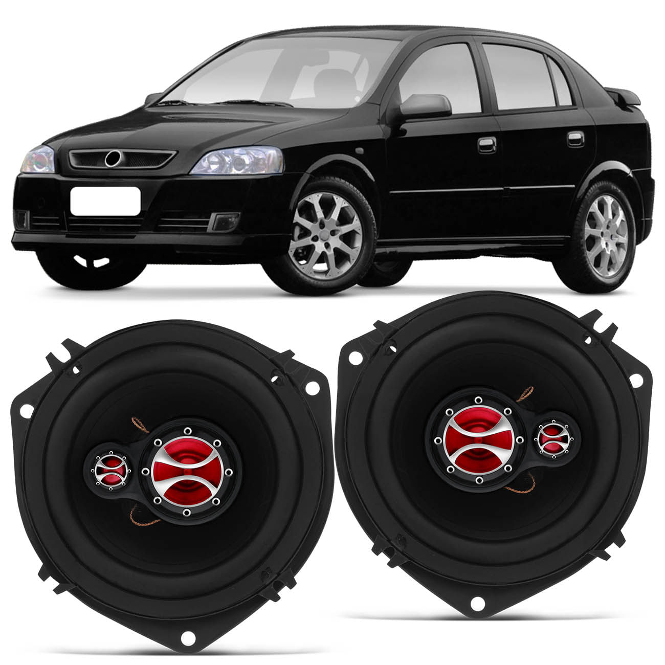 Par Alto Falante Astra 98 A 2013 Zafira 99 A 2012 Vectra 97 A 2006 5
