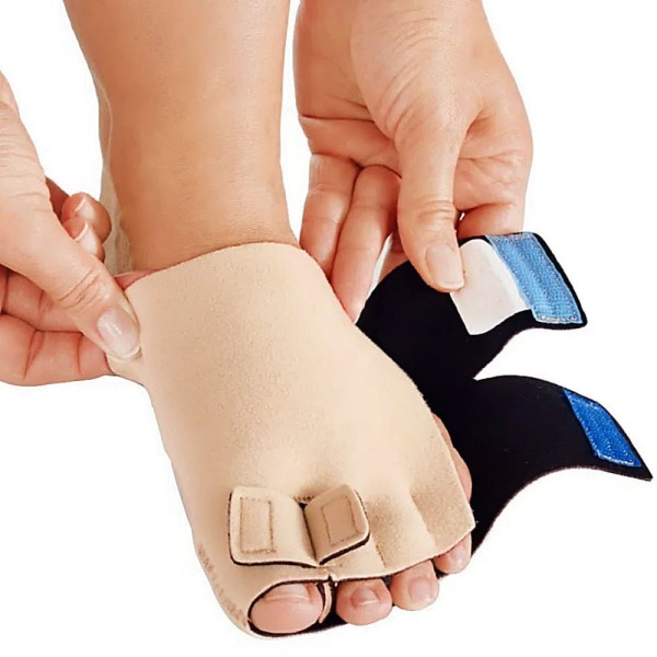 Encontraproduto.com.br - Envoltório De Compressão Ajustável - Ready Wrap - Dedos Pé Esquerdo - Tam P - Bege