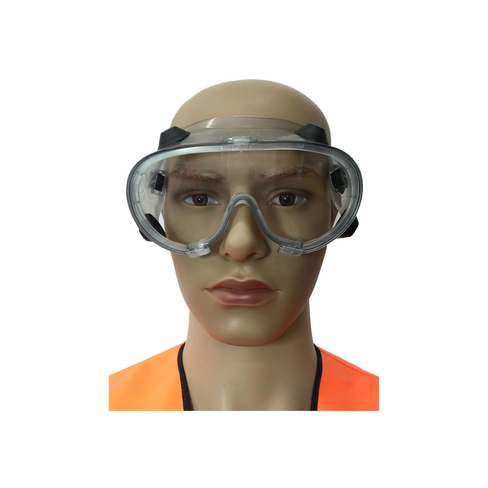 Encontraproduto.com.br - Óculos panorâmico incolor RA com válvula para ventilação - KALIPSO