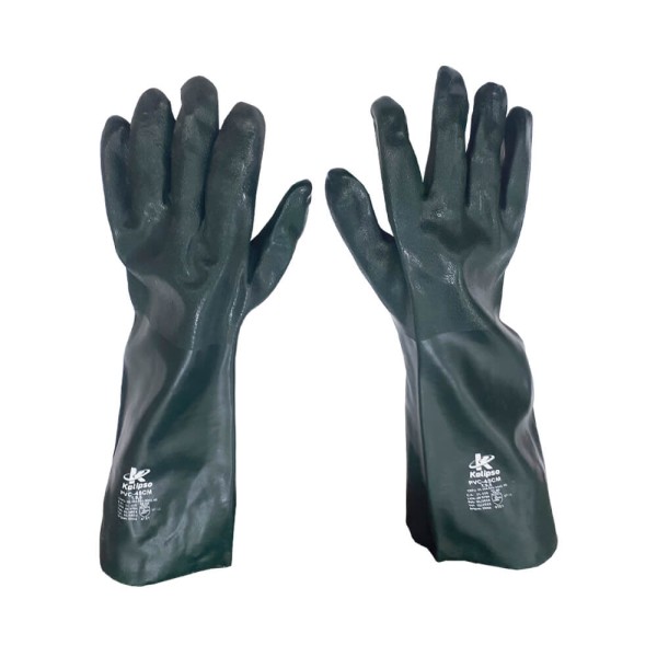 Encontraproduto.com.br - Luva De Segurança Pvc Com Forro 45cm - Kalipso