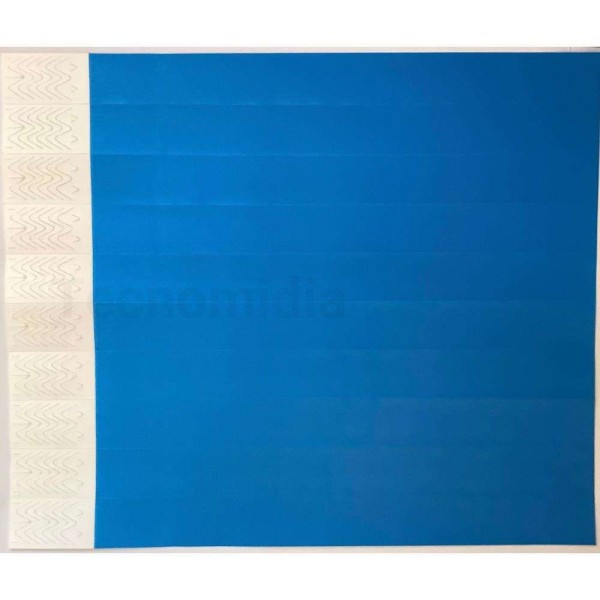 Encontraproduto.com.br - 250 Pulseira de identificação cor Azul claro Laser Pro