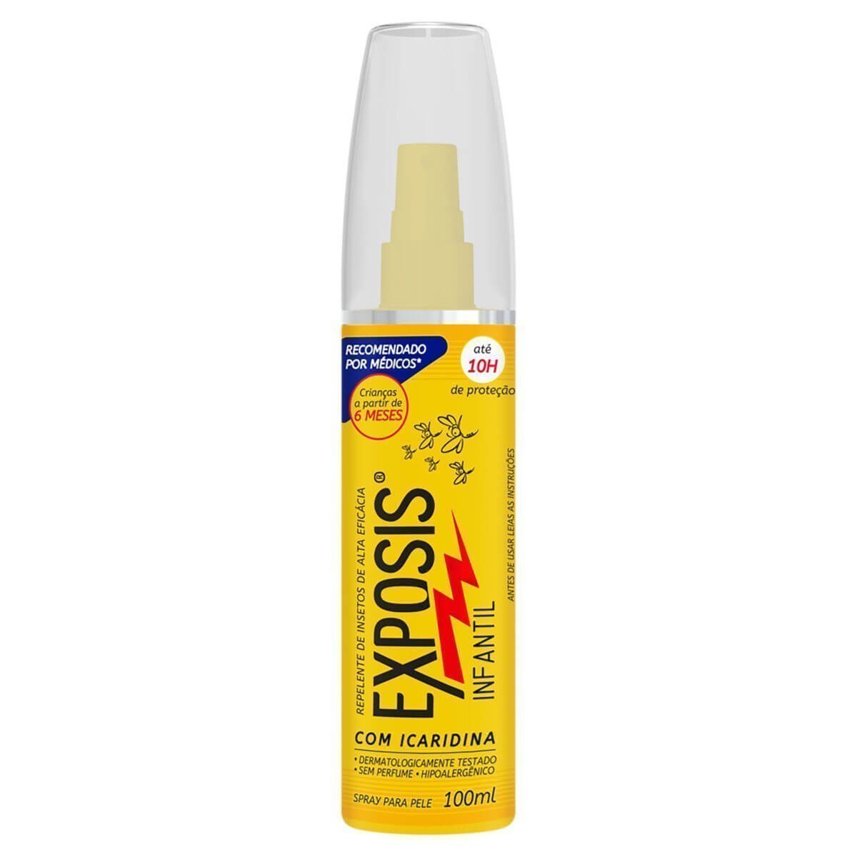 Encontraproduto.com.br - Repelente Exposis Infantil Sem Perfume Spray 100ml