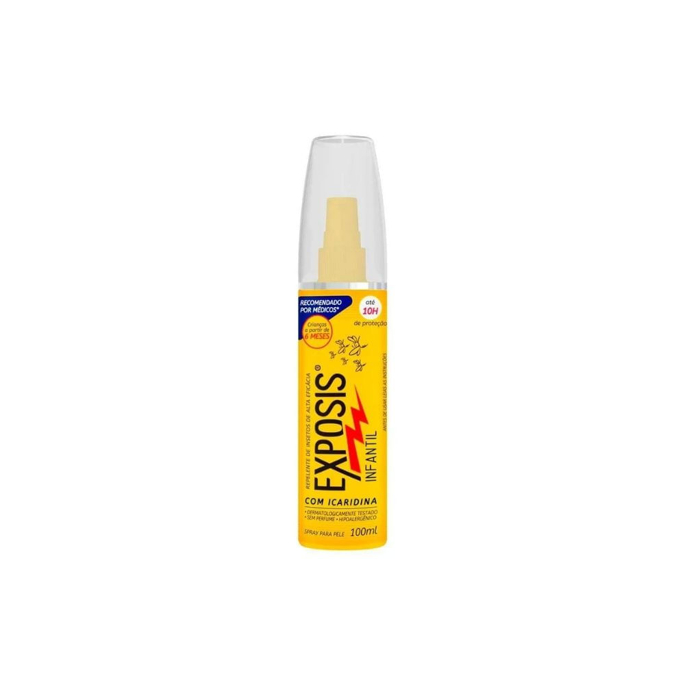 Repelente Exposis Infantil Sem Perfume Spray 100ml