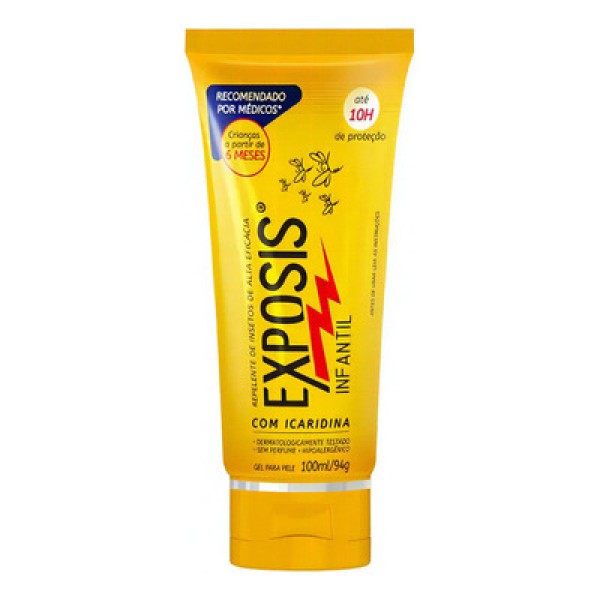 Encontraproduto.com.br - Repelente Exposis Infantil Gel 100ml