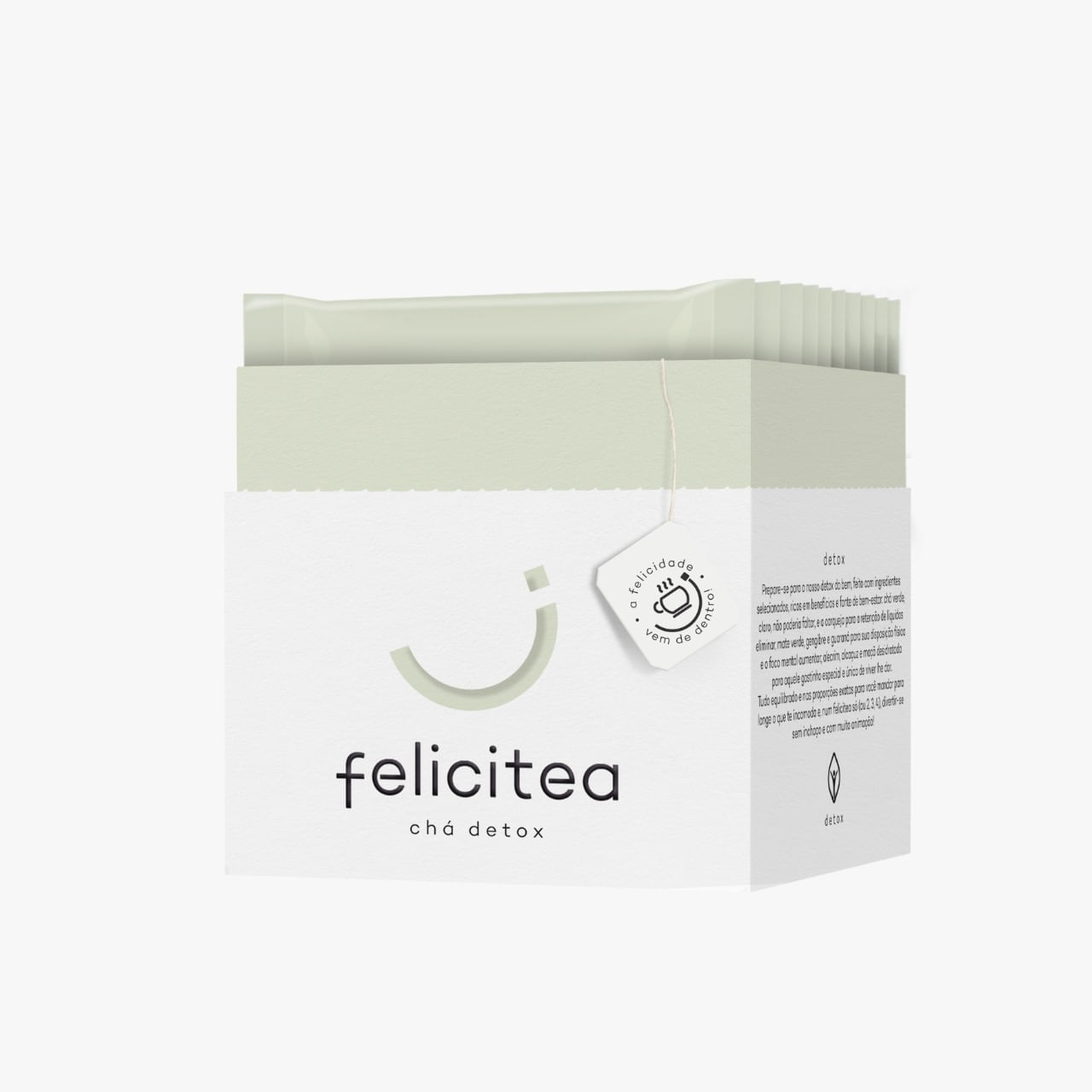 Encontraproduto.com.br - Chá de Ervas Felicitea Detox 15 Sachês