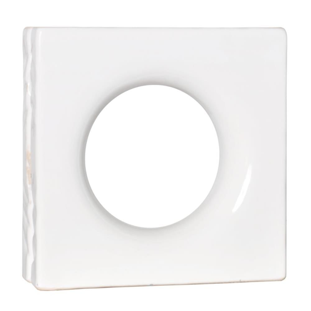 Encontraproduto.com.br - Cobogó Martins Lua 25 X 25 X 7,5 CM Branco