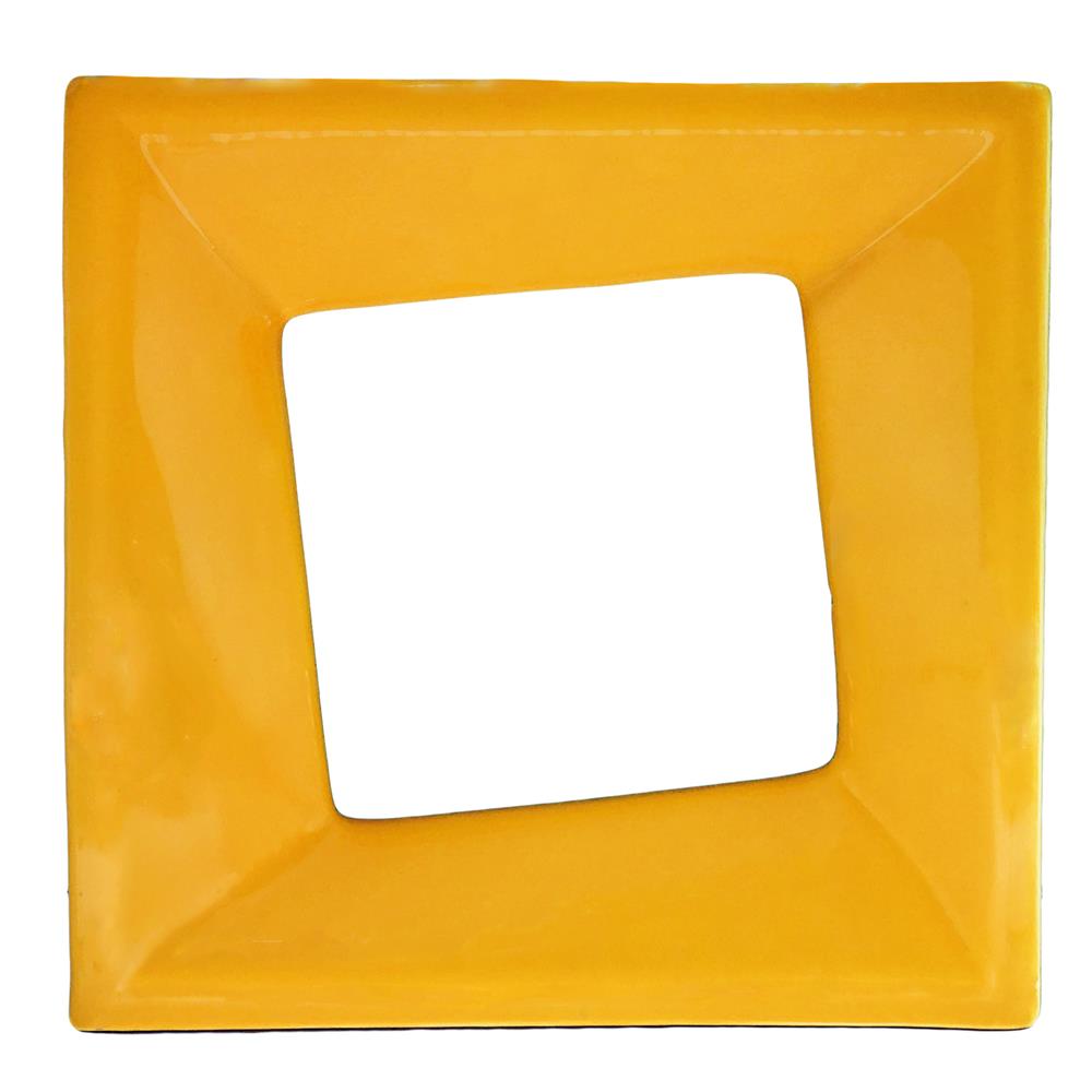 Encontraproduto.com.br - Cobogó Piazza esmaltado amarelo girassol Cerâmica Martins