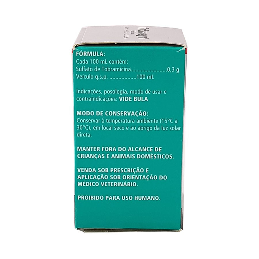 Encontraproduto.com.br - Tobrasyn Colírio 5ml Syntec Cães e Gatos Antibiótico Tobramicina