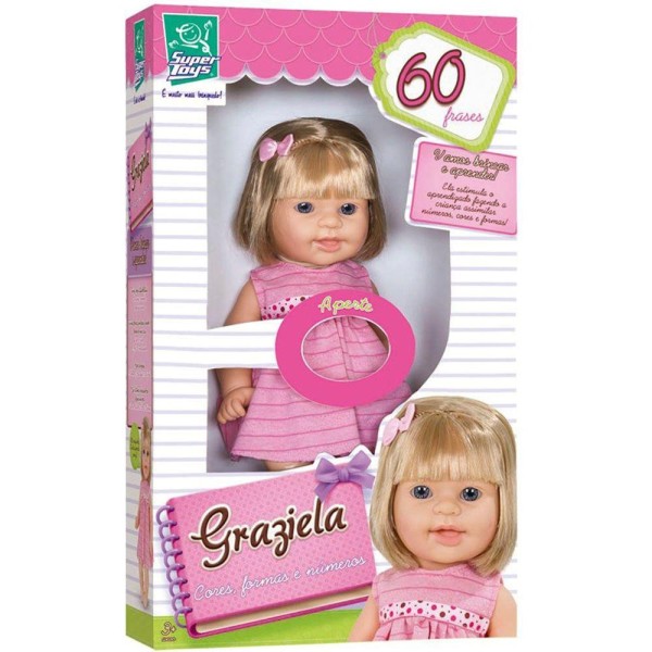 Boneca Super Toys Graziela 60 Frases