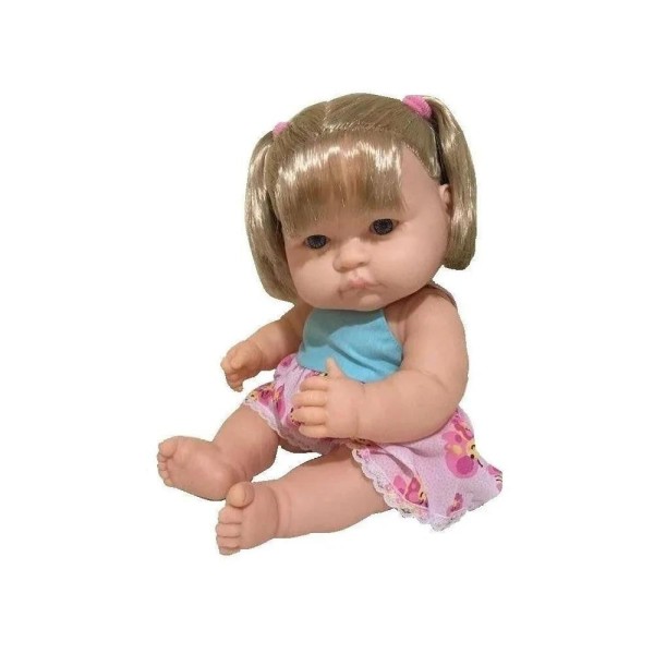 Encontraproduto.com.br - Boneca Neneca C/ Cabelo Vinil 40cm 393 Super Toys