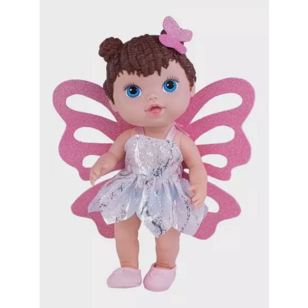Encontraproduto.com.br - Boneca Babys Collection - Fada Morena SUPER TOYS