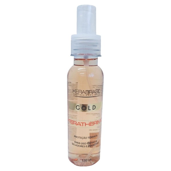 Encontraproduto.com.br - Protetor Térmico Kerabrasil Gold Kerathermo 120ml (MP)