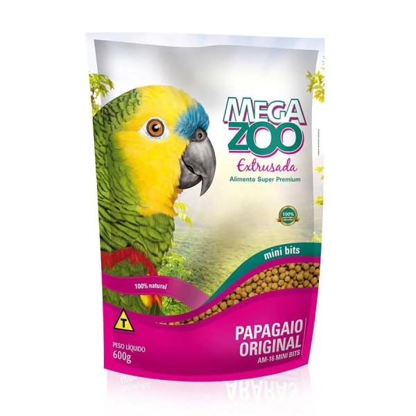 Encontraproduto.com.br - Ração Extrusada Papagaios Large - 600 G