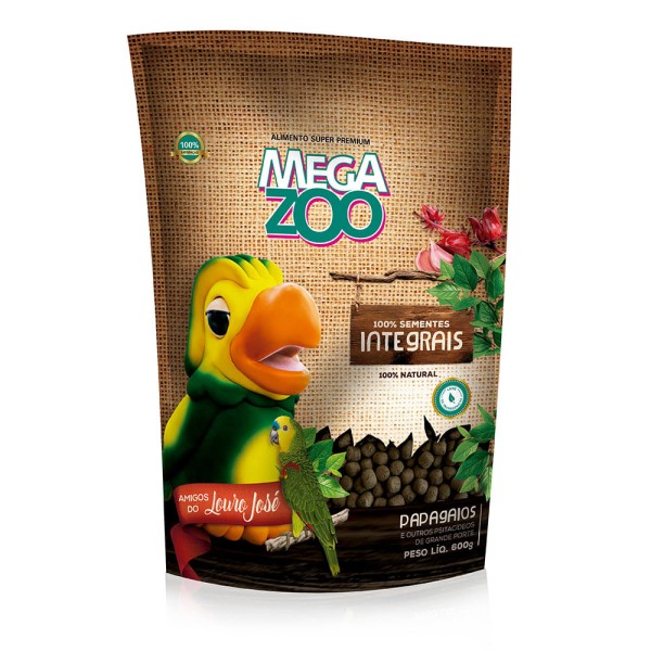 Encontraproduto.com.br - Ração Integral para Papagaios Amigos do Louro José Megazoo