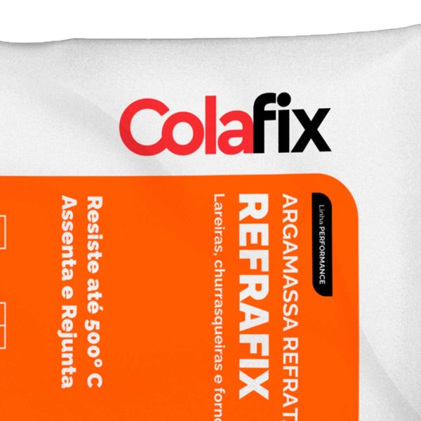 Encontraproduto.com.br - Argamassa Refratária Colafix AC0014 Cinza 5kg