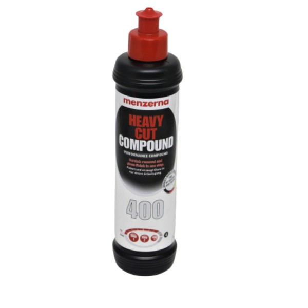 Encontraproduto.com.br - COMPOSTO DE CORTE HEAVY CUT COMPOUND 400 FG400 250ML MENZERNA