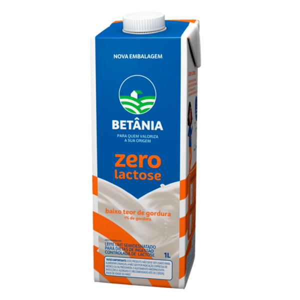 Leite Longa Vida Semi Betânia Zero Lactose 1l