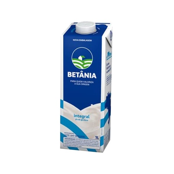Encontraproduto.com.br - Leite UHT Betânia Integral Caixa 1 L com tampa