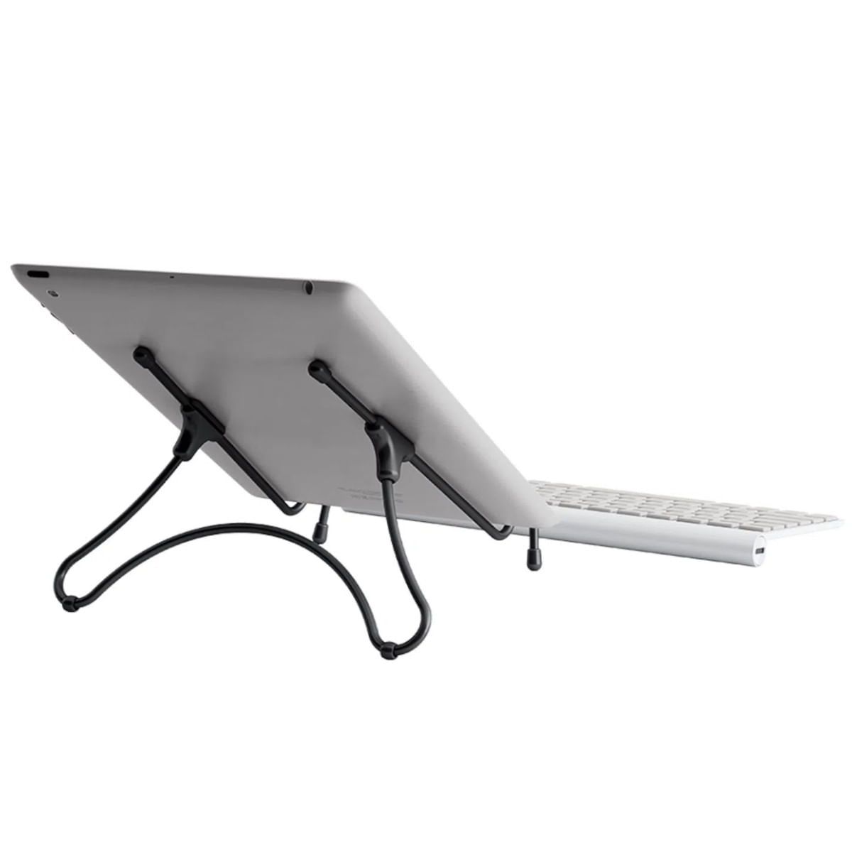 Encontraproduto.com.br - Suporte Notebook Regulável Cromado SN-1267 Digitador