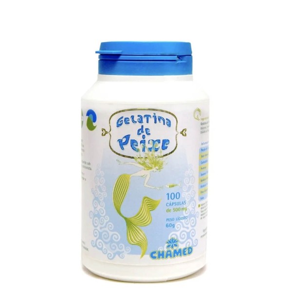 Suplemento Chamel Gelatina de Peixe em Cápsulas 100cáps