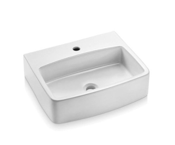 Encontraproduto.com.br - Cuba de Apoio Retangular ICA13-00 Branco Icasa