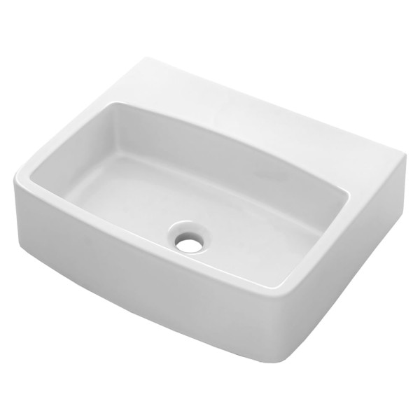 Encontraproduto.com.br - Cuba de Apoio Retangular ICA13-00 Branco Icasa