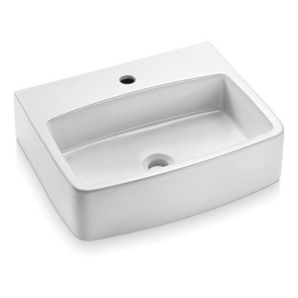 Encontraproduto.com.br - Cuba de Apoio Retangular ICA13-00 Branco Icasa