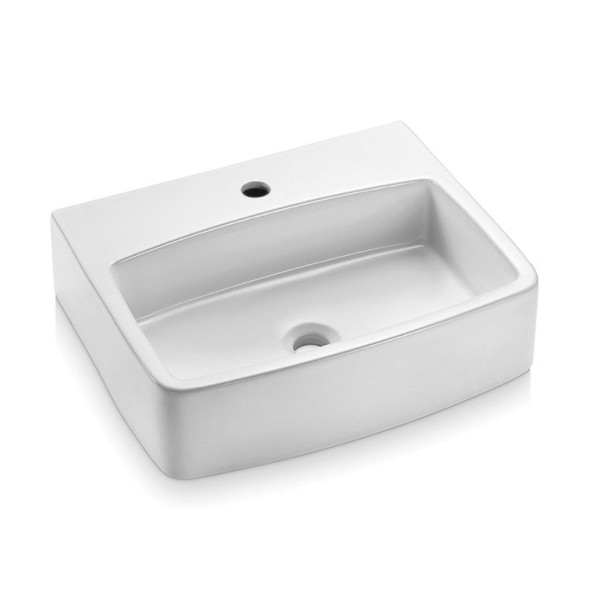 Encontraproduto.com.br - Cuba de Apoio Retangular ICA13-00 Branco Icasa