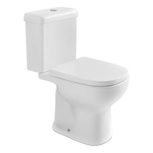Encontraproduto.com.br - Kit Completo Vaso Sanitário Com Caixa Acoplada e Assento Branco Etna Icasa