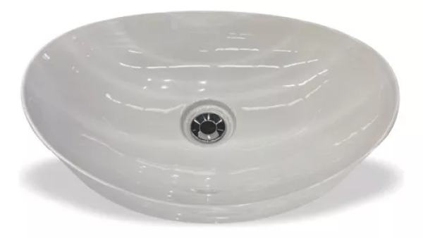 Encontraproduto.com.br - Cuba de Apoio Oval Ica21 Sem Mesa Icasa