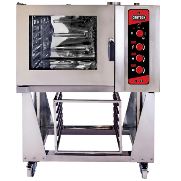 Encontraproduto.com.br - Forno Combinado Elétrico H062-E - 6 GNs 2/1 Tecnologia Cool-Down e Dry-System Motorizado c/ Sensor de Núcleo e Higienização Semiautomática - Croydon