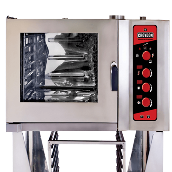 Encontraproduto.com.br - Forno Combinado Elétrico H062-E - 6 GNs 2/1 Tecnologia Cool-Down e Dry-System Motorizado c/ Sensor de Núcleo e Higienização Semiautomática - Croydon