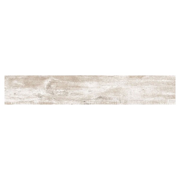 Porcelanato Esmaltado Pátina Branco 24,5X100cm Acetinado Retificado