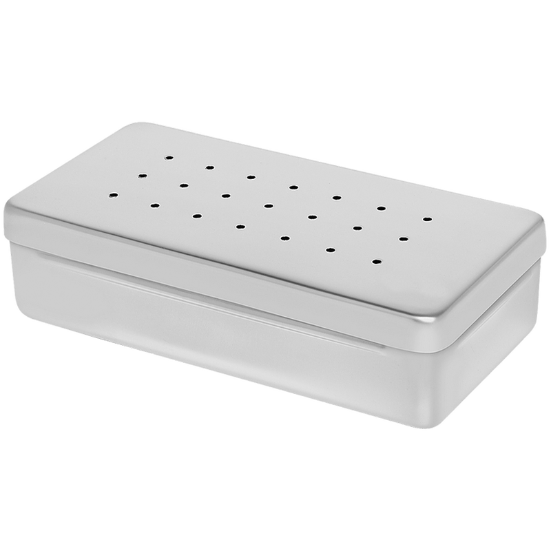 Encontraproduto.com.br - Estojo Inox Perfurado 20x10x05 - Fami
