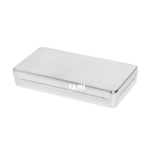 Encontraproduto.com.br - Estojo Inox 20 x 10 x 3cm - Fami