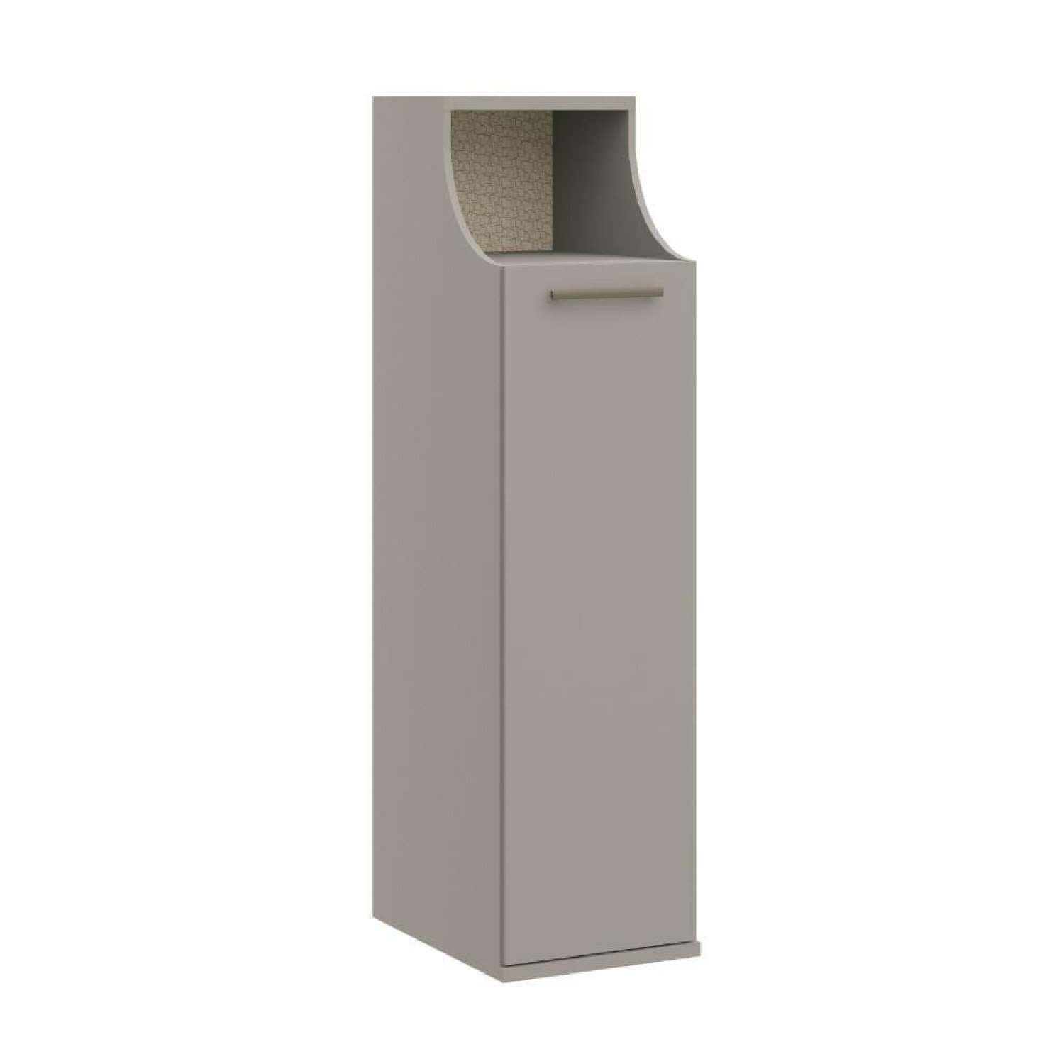 Armário Versátil Modulado Elegance 1 Porta - Níquel