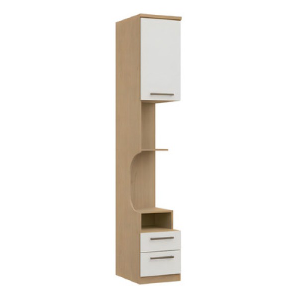 Encontraproduto.com.br - Guarda Roupa Modulado Elegance com 2 Gavetas - Angelin/Blanc
