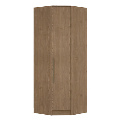 Encontraproduto.com.br - Guarda Roupa Modulado Requinte de Canto com 1 Porta - Macadâmia